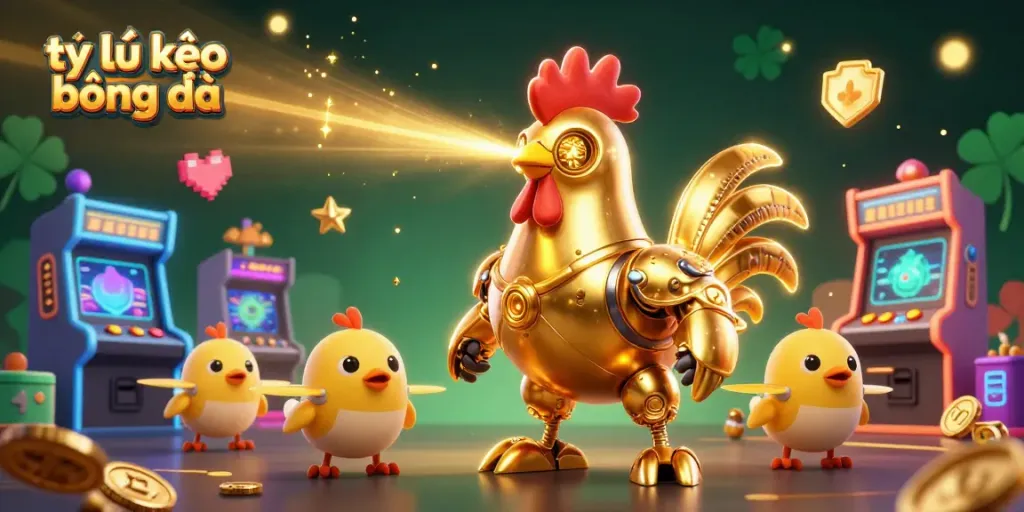 Engage in thrilling tỷ lệ kèo bóng đá action with vibrant casino gaming elements and colorful visuals.
