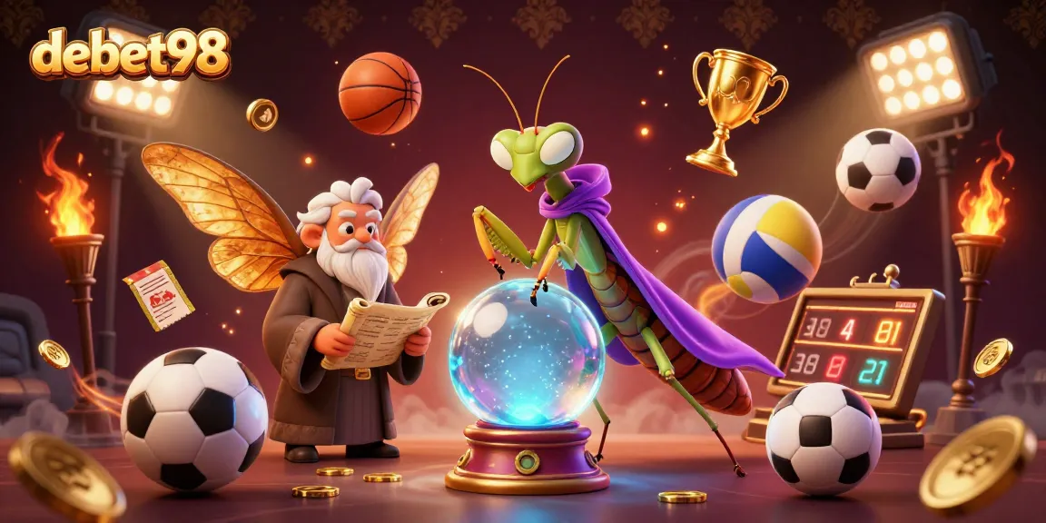 Engage with debet98's dynamic sports scene featuring a vibrant casino atmosphere with betting elements.