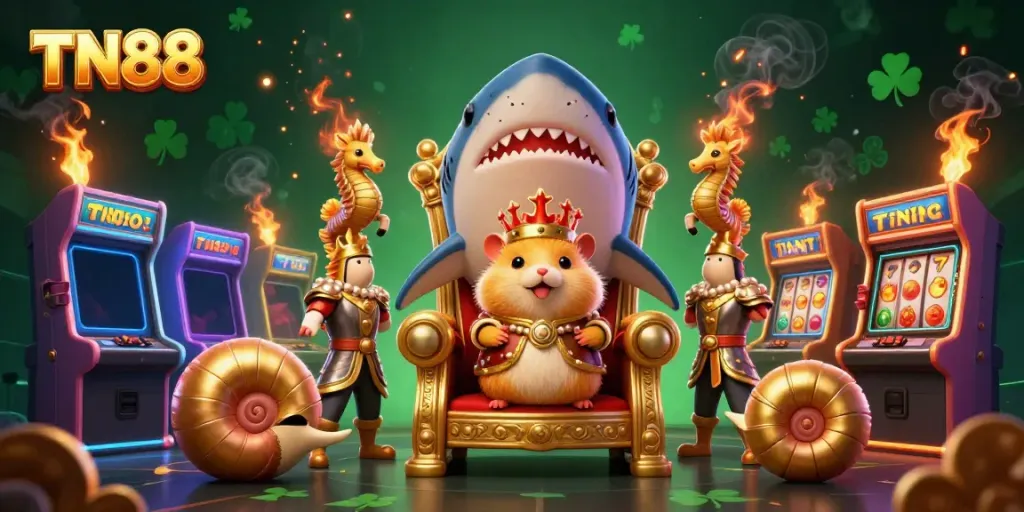 Experience thrilling slots and jackpots at TN88 with unique characters and vibrant design.