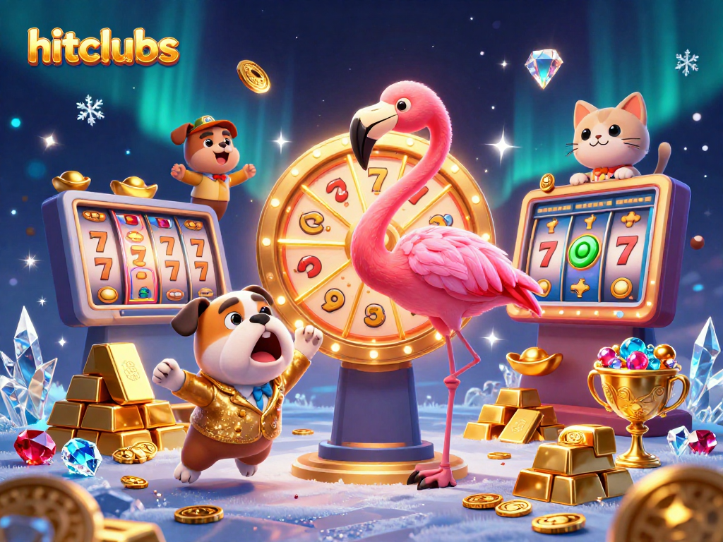 Experience thrilling gameplay with hitclubsbs in this vibrant 3D casino scene featuring engaging prizes.
