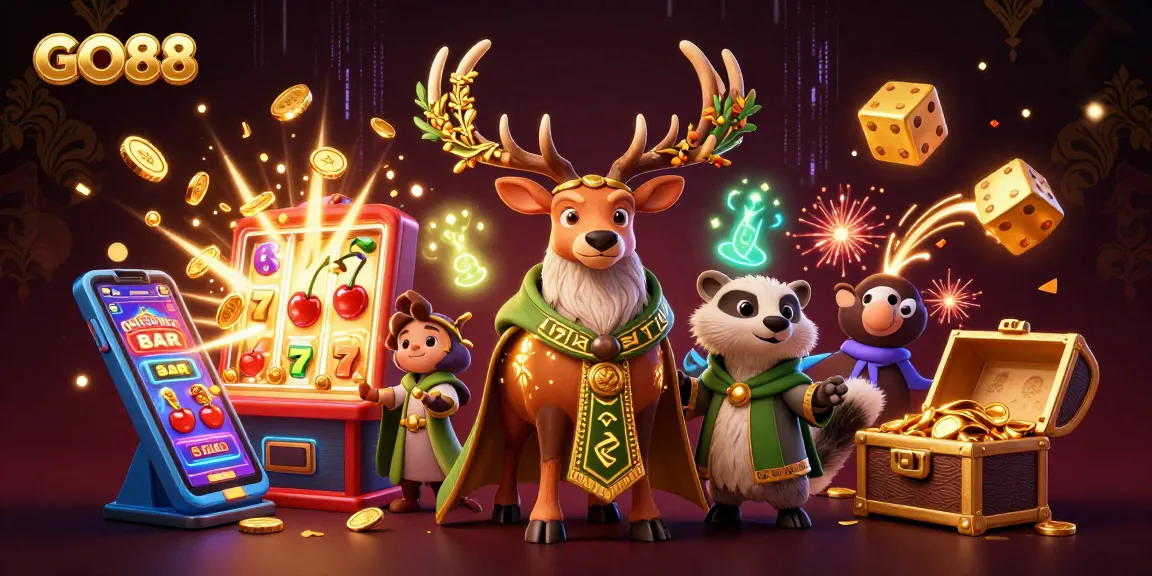 Play exciting games at GO88, featuring captivating characters and dynamic casino elements.