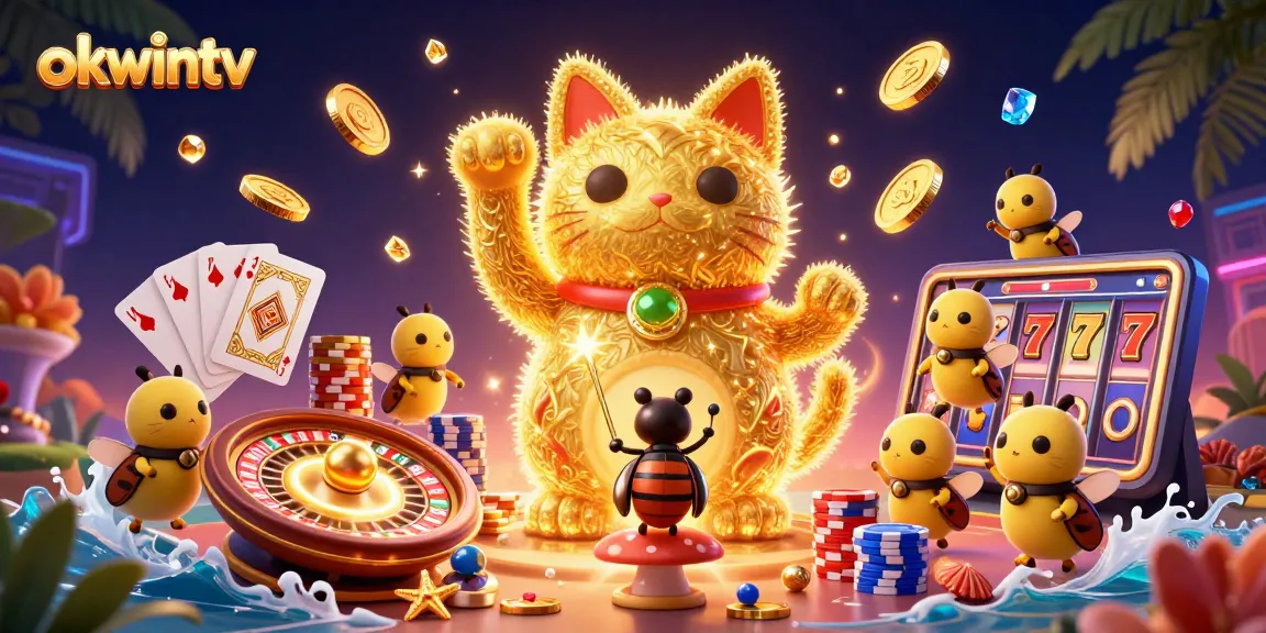 Experience thrilling sports betting at okwintv with detailed gaming visuals and vibrant casino elements.