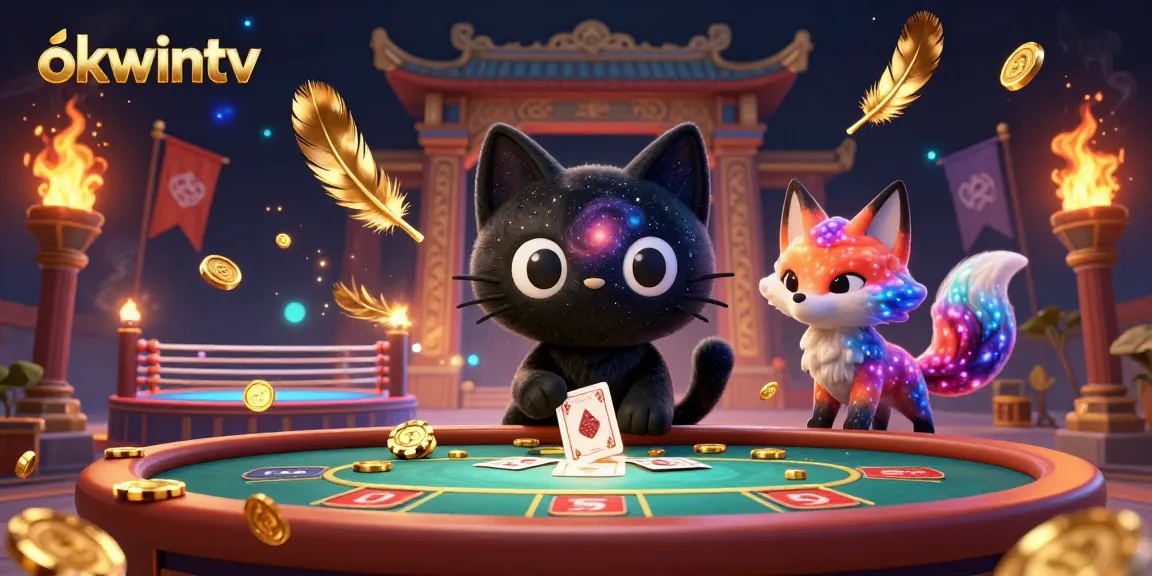 Engage in thrilling betting experiences with okwintv's vibrant casino illustration.