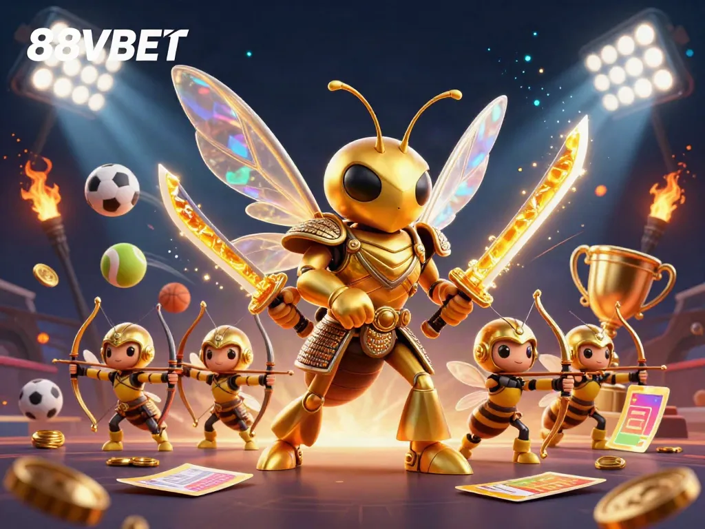 Experience thrilling action in 88VBET with a dynamic display of sports betting activities in a vibrant casino atmosphere.