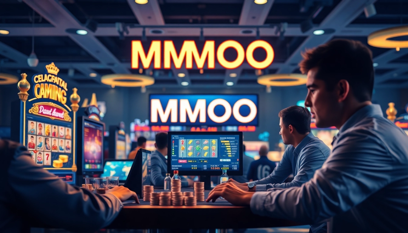 Experience the excitement of online gaming with MMOO at mmo.ad, where players engage in thrilling casino games.