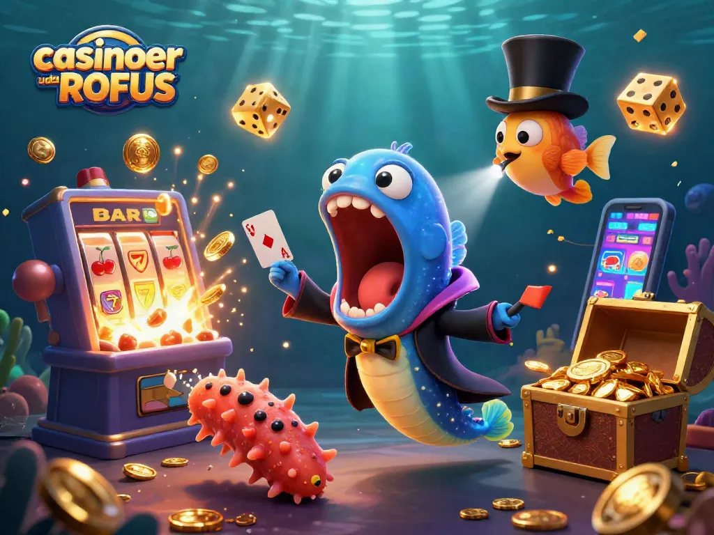 Engage with fun and thrilling gaming activities at casinoer uden ROFUS featuring vibrant sea-themed characters