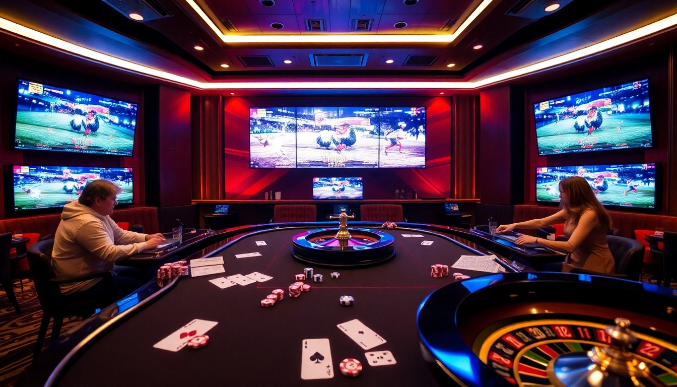 BJ88 delivers thrilling live betting experiences with high-stakes poker and vibrant casino atmosphere.