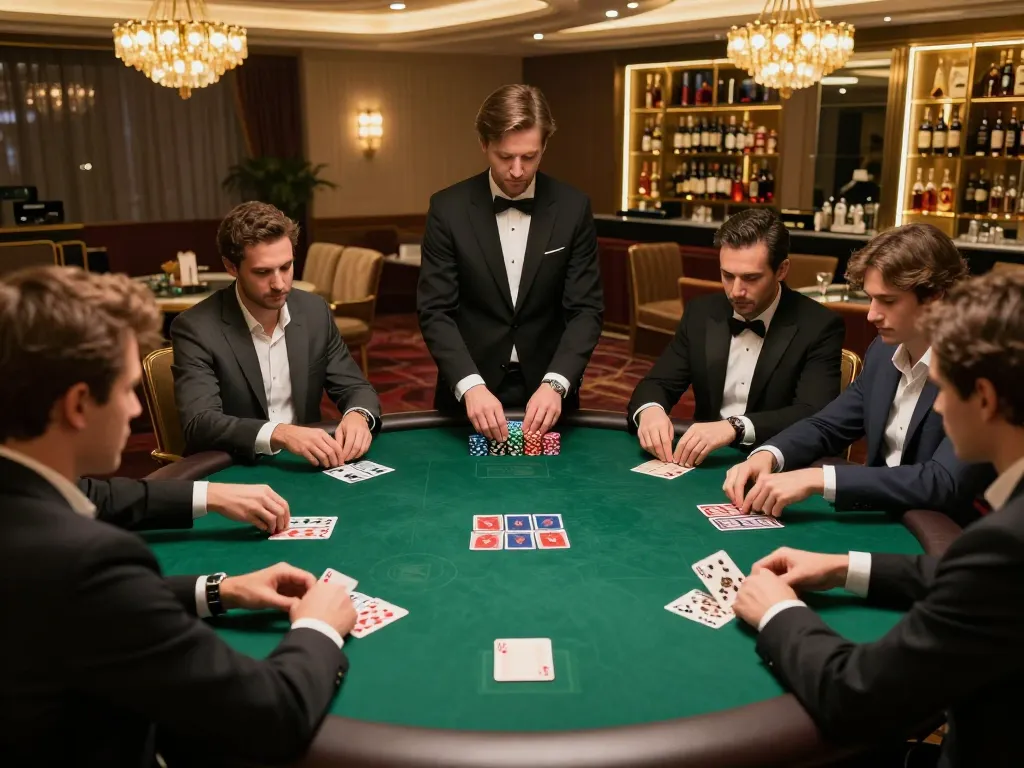 SC88 VIP players strategizing during an exclusive poker game in a luxurious setting