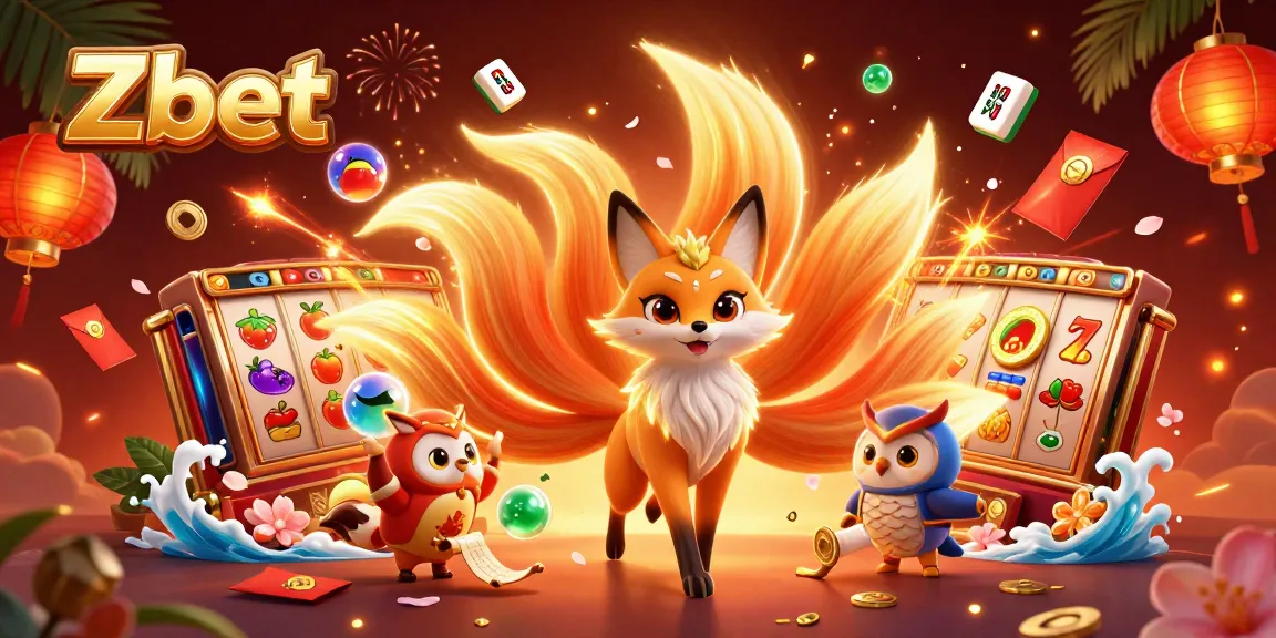 Engage with Zbet's vibrant casino experience featuring lucky symbols and dynamic gameplay.